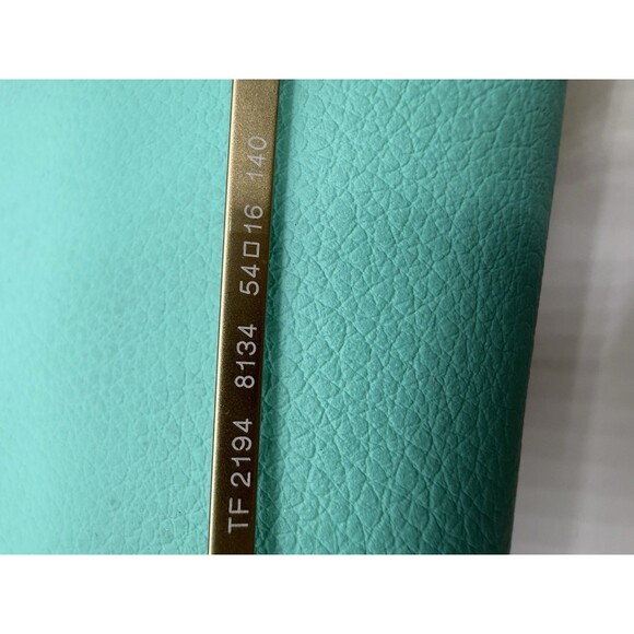 Tiffany & Co. Reading Glasses TF 2194 8134 54-16 Black Blue & Gold Frame & Case - Picture 12 of 15